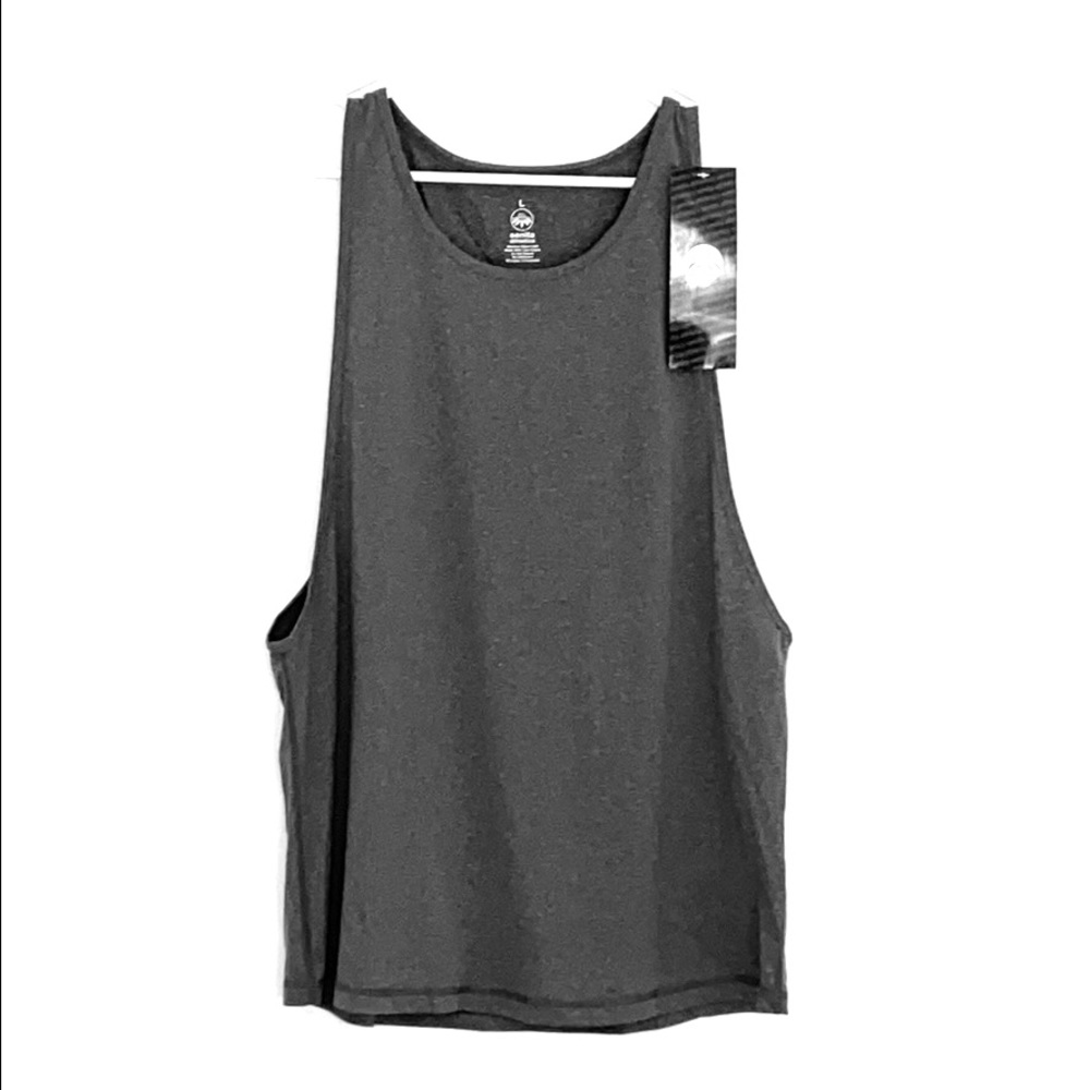Senita Athletics gray workout tank large NWT